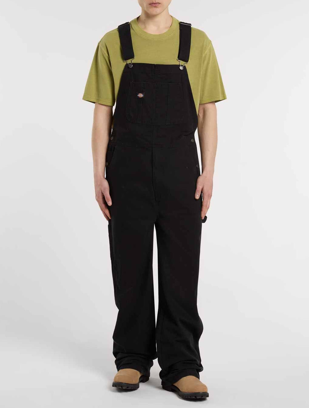 Canvas Dungarees - Black - Men