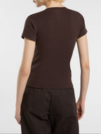 T-Shirt Gladeville - Chocolate Brown - Femme