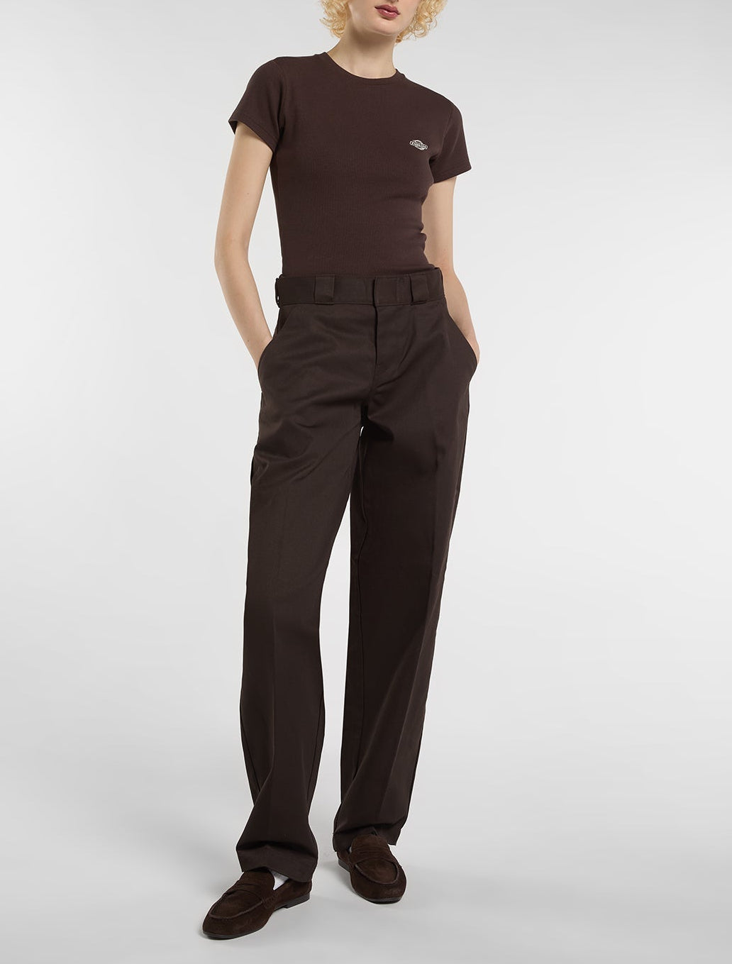 T-Shirt Gladeville - Chocolate Brown - Femme