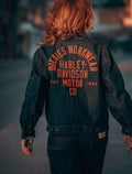 Giacca Di Jeans Boxy Dickies X Harley-Davidson - Rinsed Indigo Blue