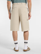 247 Garment Dye 13-Inch Loose Work Shorts - Stone