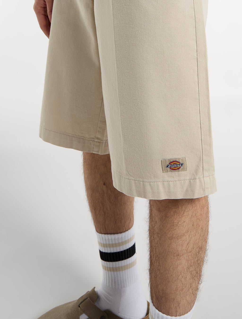 247 Garment Dye 13-Inch Loose Work Shorts - Stone