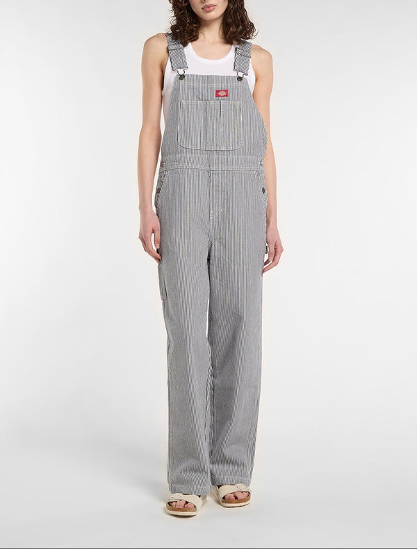 Salopette in denim Hickory - Indaco rétro - Donna