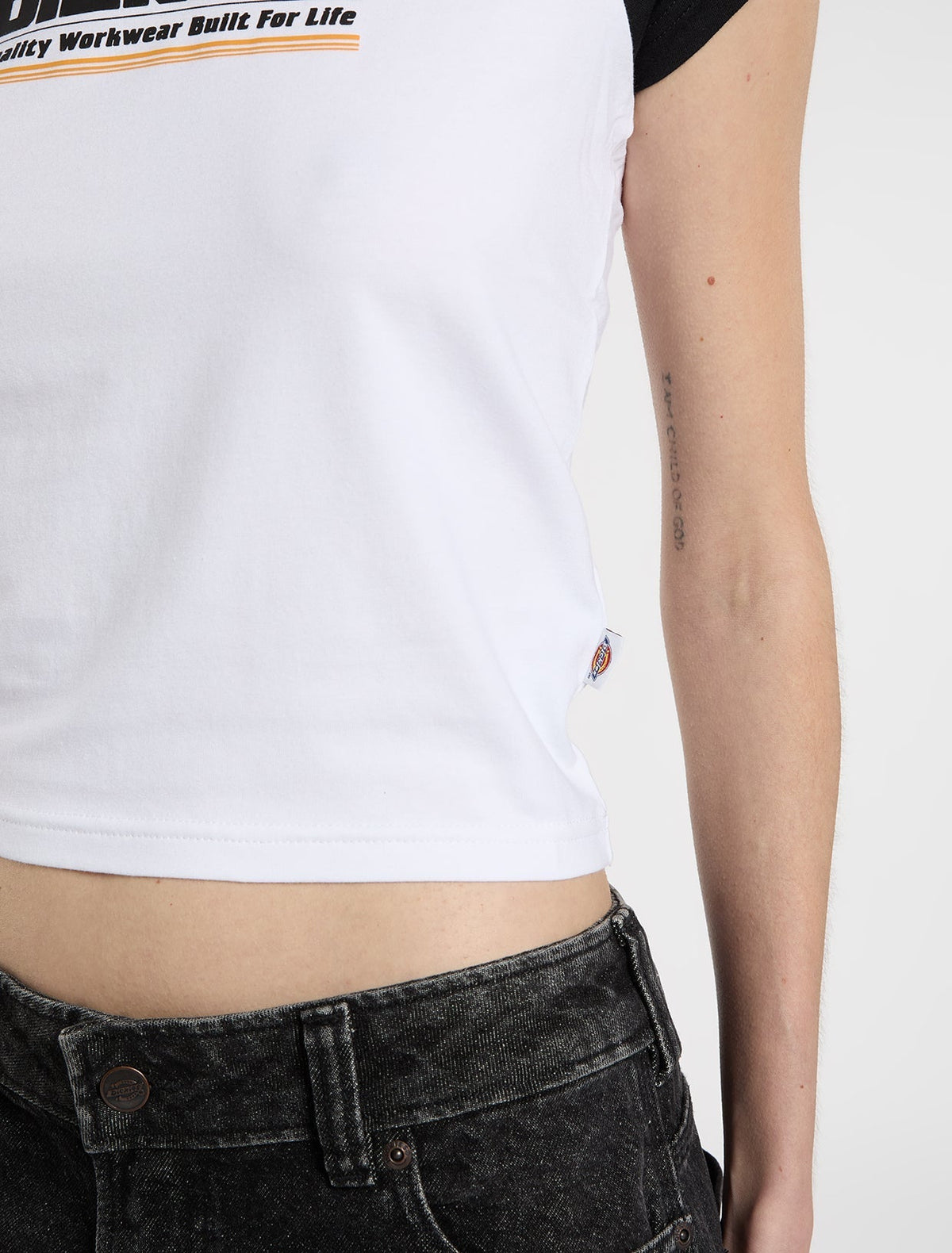 T-Shirt Raglan Derby - White - Femme