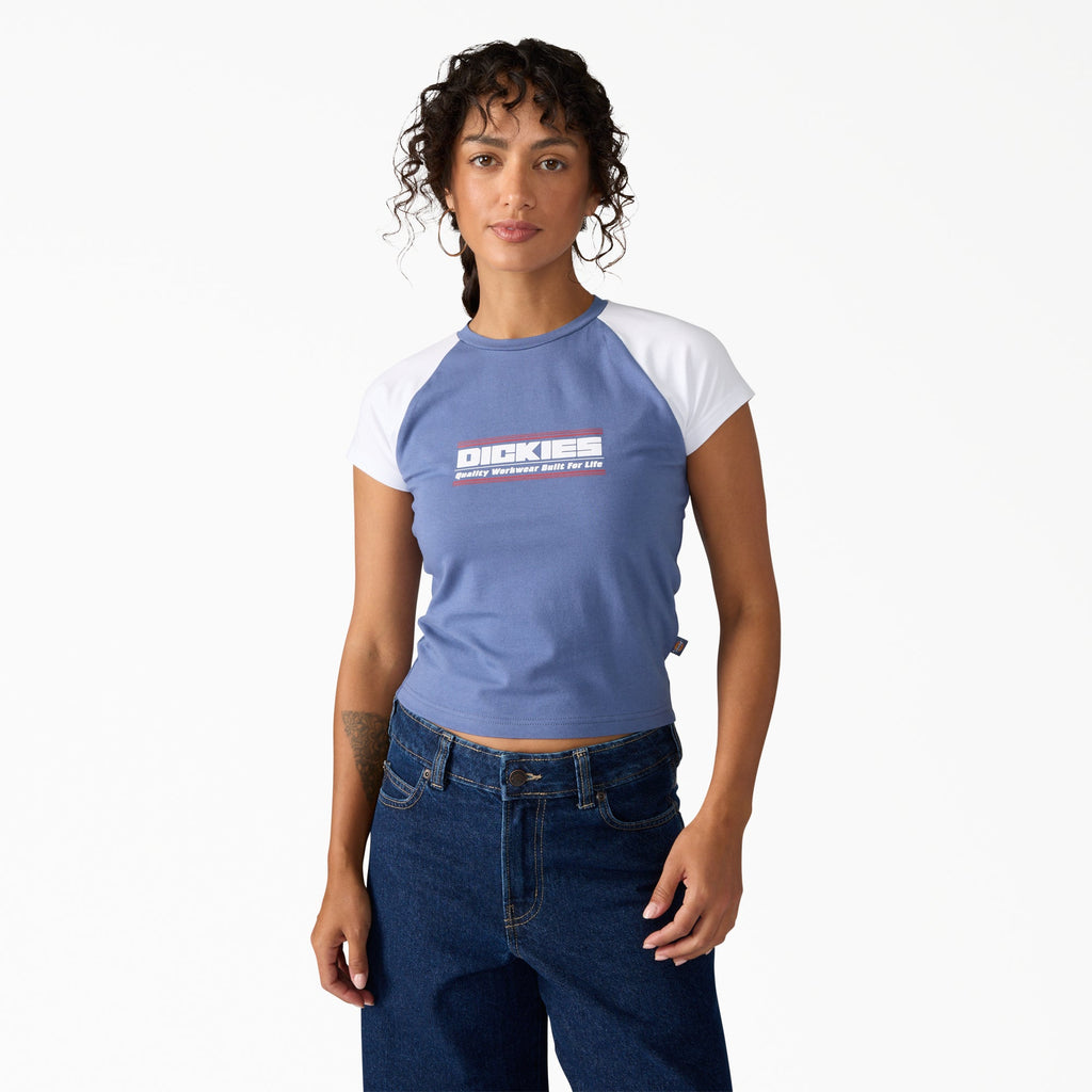 Camiseta Derby Raglan Midweight - Retro Indigo