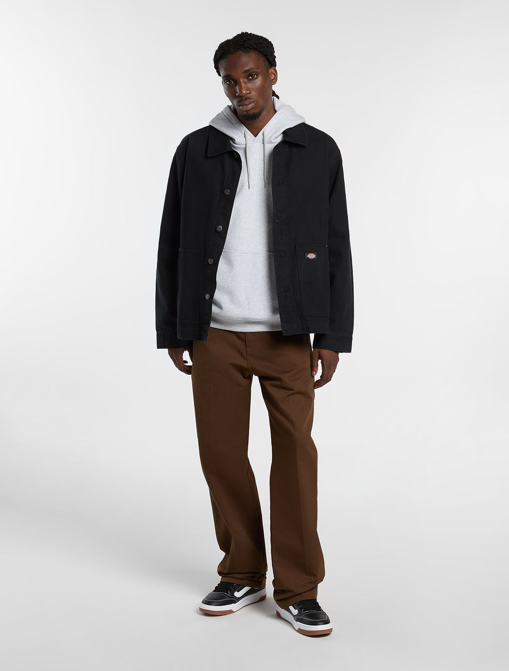 Unlined Canvas Barn Jacket - Black