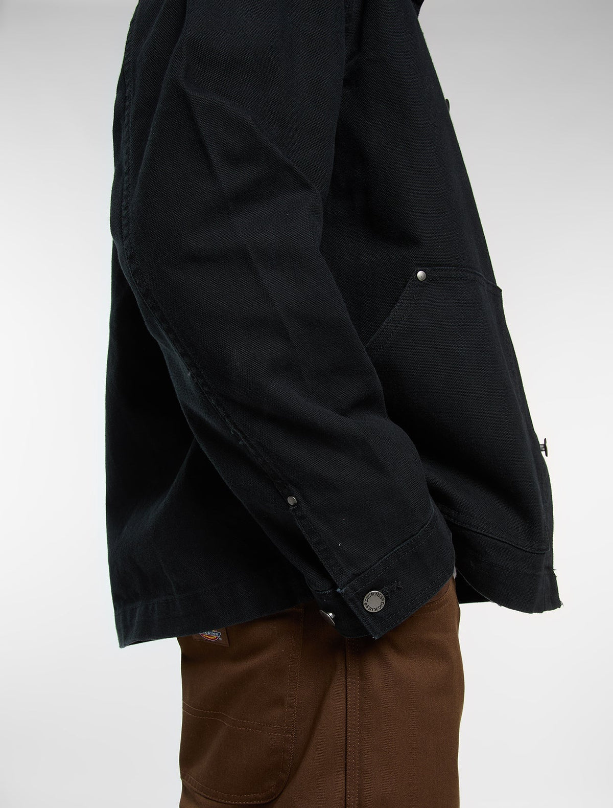 Unlined Canvas Barn Jacket - Black