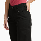 Pantaloni Union Loose Straight Da Donna - Black