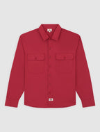 Supima Long-Sleeve Work Shirt - Garnet