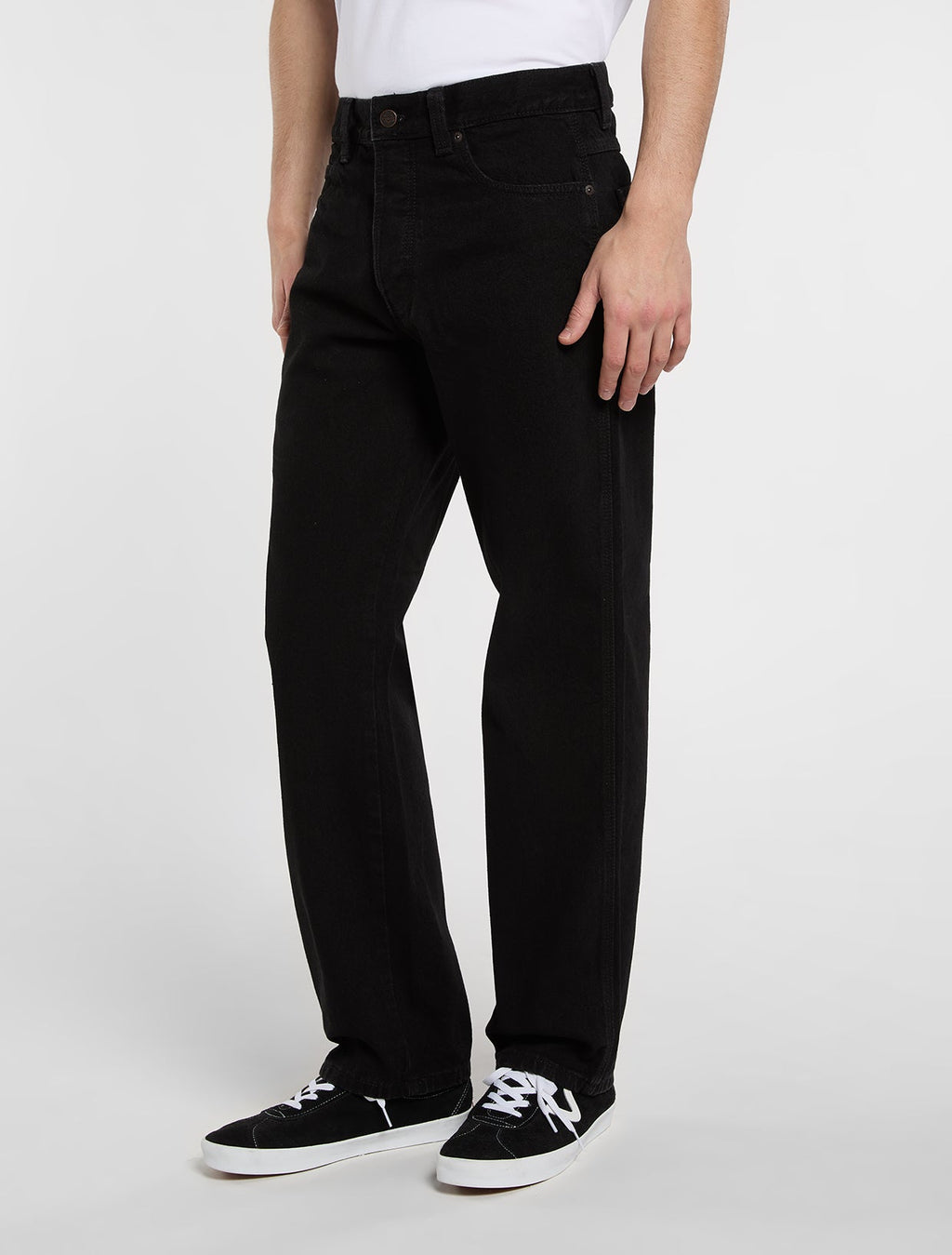 Vaqueros 983 de corte recto regular - negro lavado - hombre