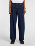 Jean De Travail 957 Loose Tapered - Black Wash Faded - Femme