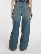 Jeans da lavoro affusolati ampi 957 - Khaki Tinted Blue