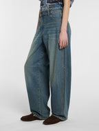 Jeans da lavoro affusolati ampi 957 - Khaki Tinted Blue