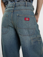 Jeans da lavoro affusolati ampi 957 - Khaki Tinted Blue