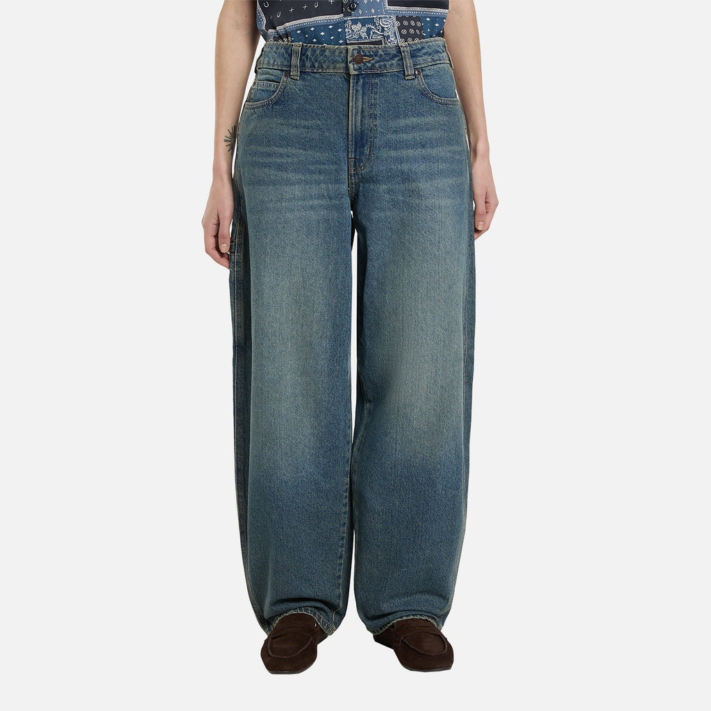 Jeans da lavoro affusolati ampi 957 - Khaki Tinted Blue