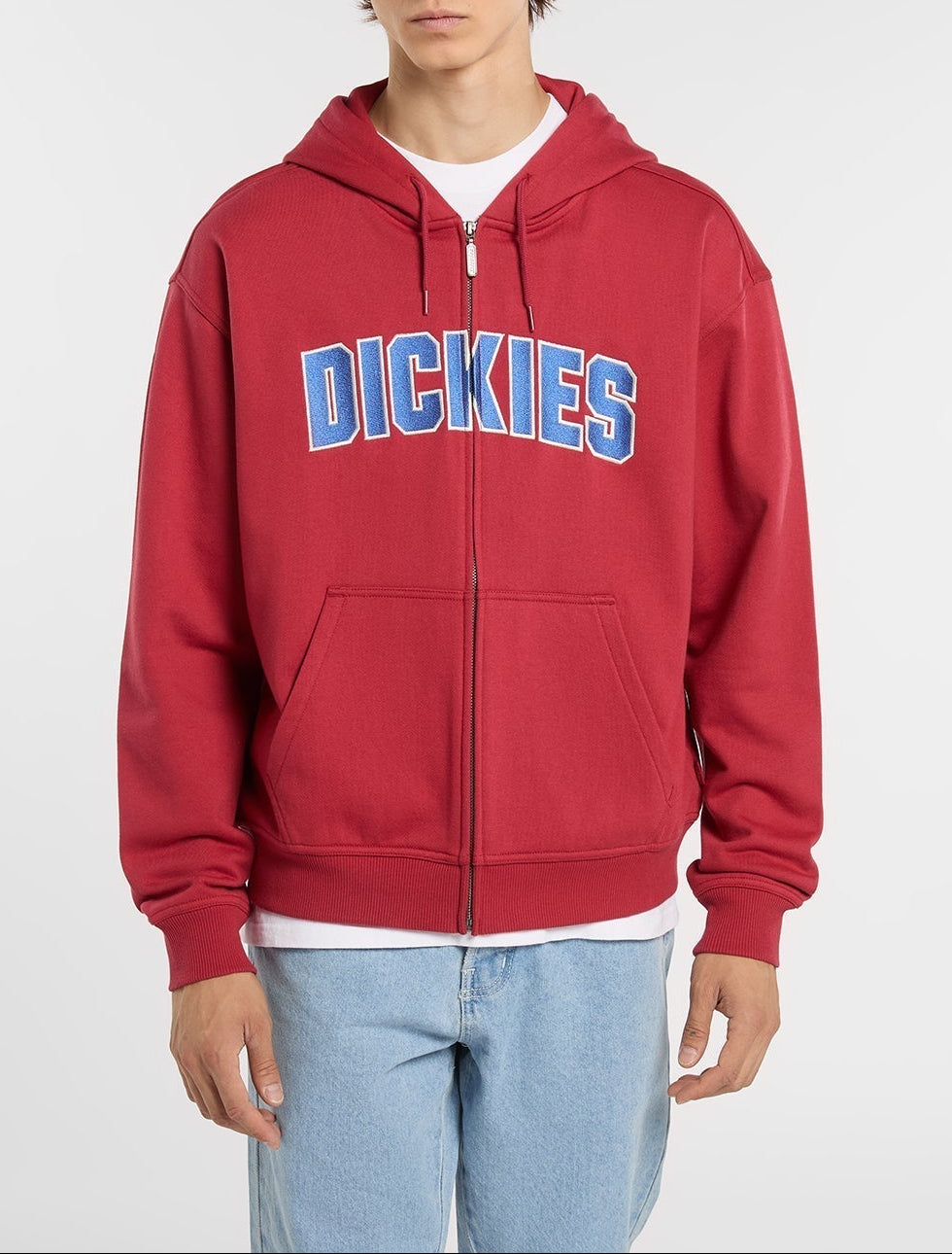 Sudadera con capucha y cremallera Aitkin - Garnet