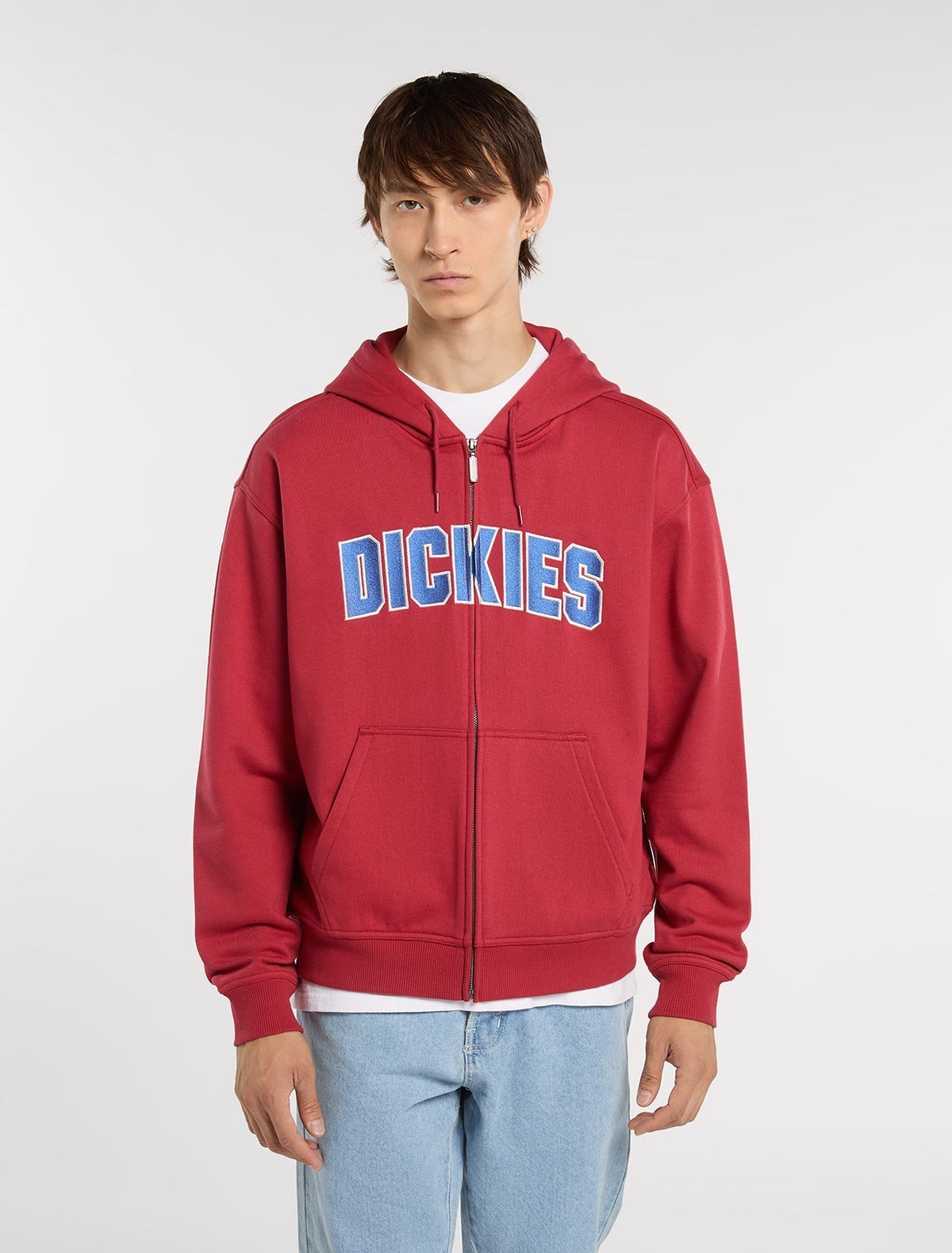 Sudadera con capucha y cremallera Aitkin - Garnet