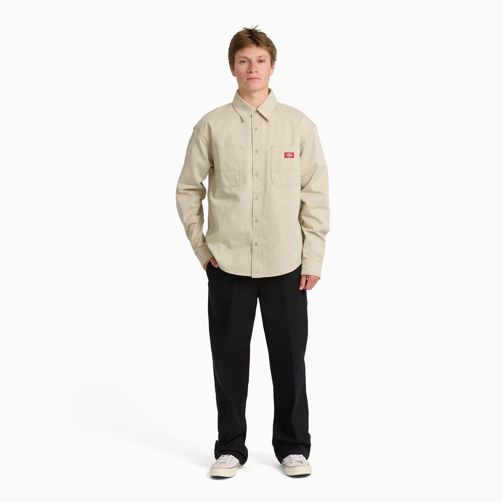 Hickory Long Sleeve Work Shirt - Eucalyptus