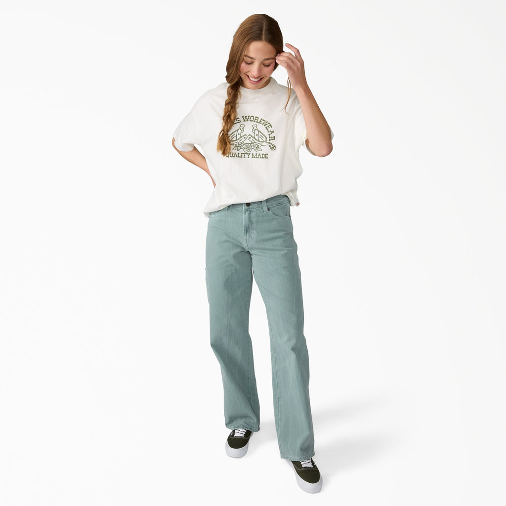 Vaqueros de carpintero para mujer 997 Loose Straight - Stormy Sea