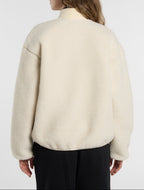 Bomber Central in sherpa - Grigio Whitecap - Donna