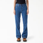 Women's Bootcut Jeans - Vintage Aged Blue