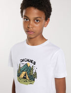 T-Shirt Graphique Léger Camp Pour Enfant - White