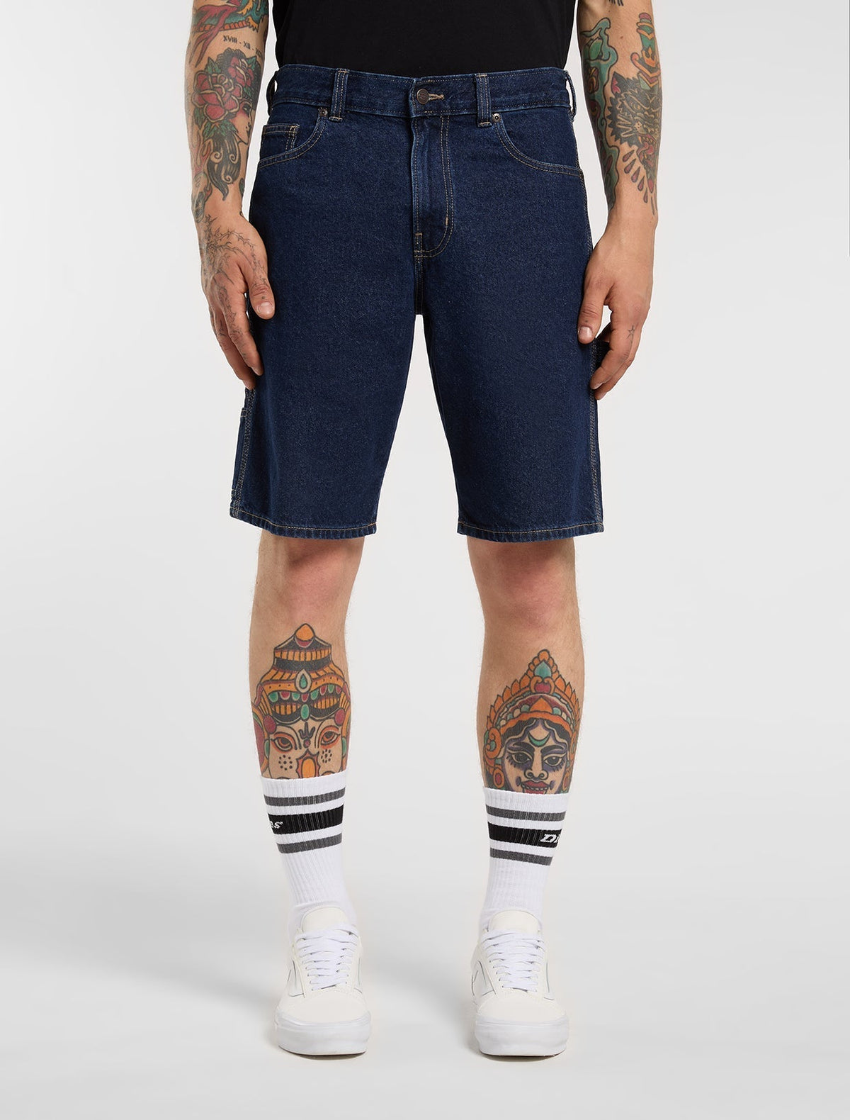 Shorts vaqueros Carpenter 993 de 11 pulgadas - Dark Indigo