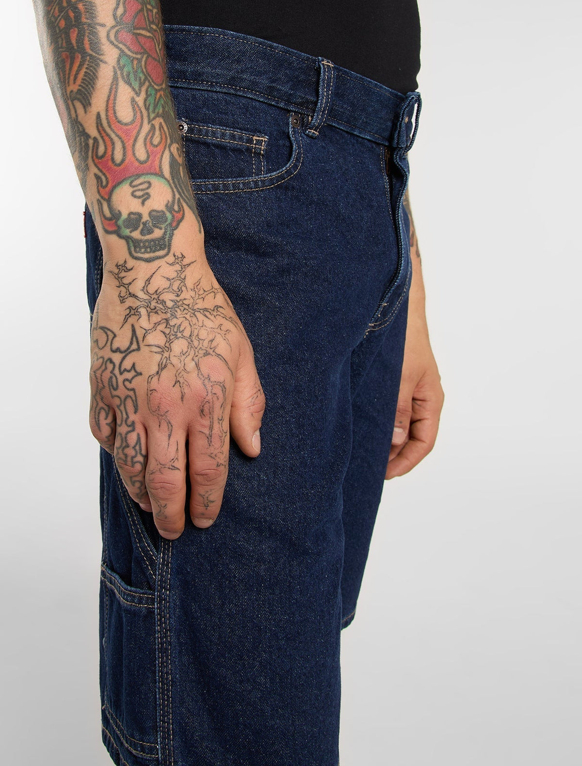 Shorts vaqueros Carpenter 993 de 11 pulgadas - Dark Indigo
