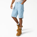 993 Carpenter Denim Shorts, 11" - Blue