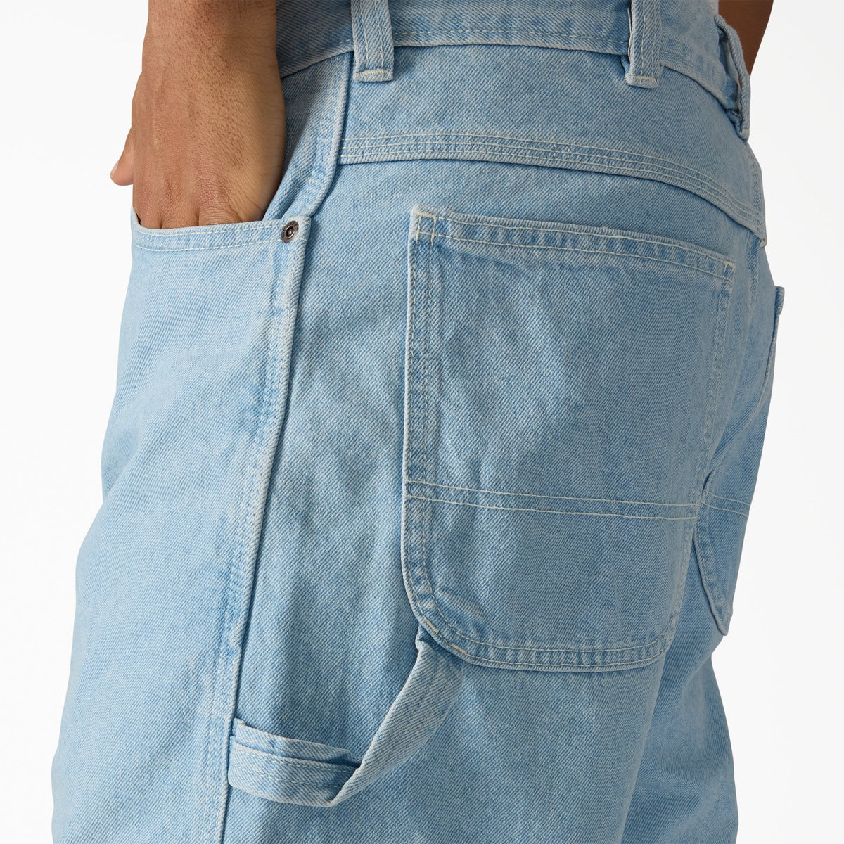 993 Carpenter Denim Shorts, 11" - Blue