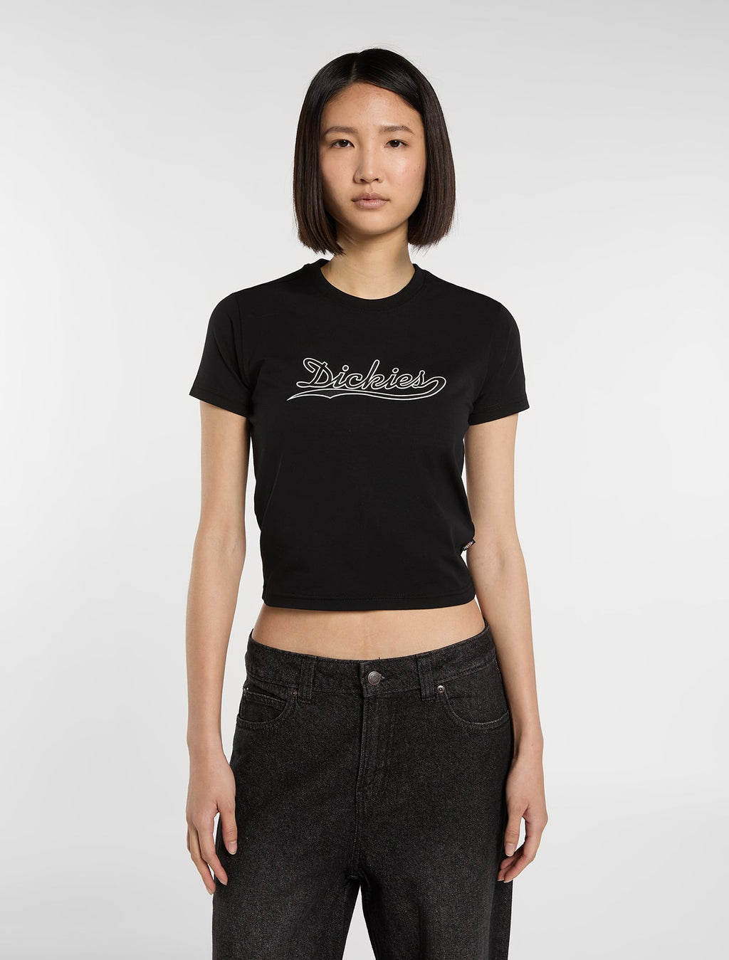 Loose Wave Lightweight T-Shirt - Black