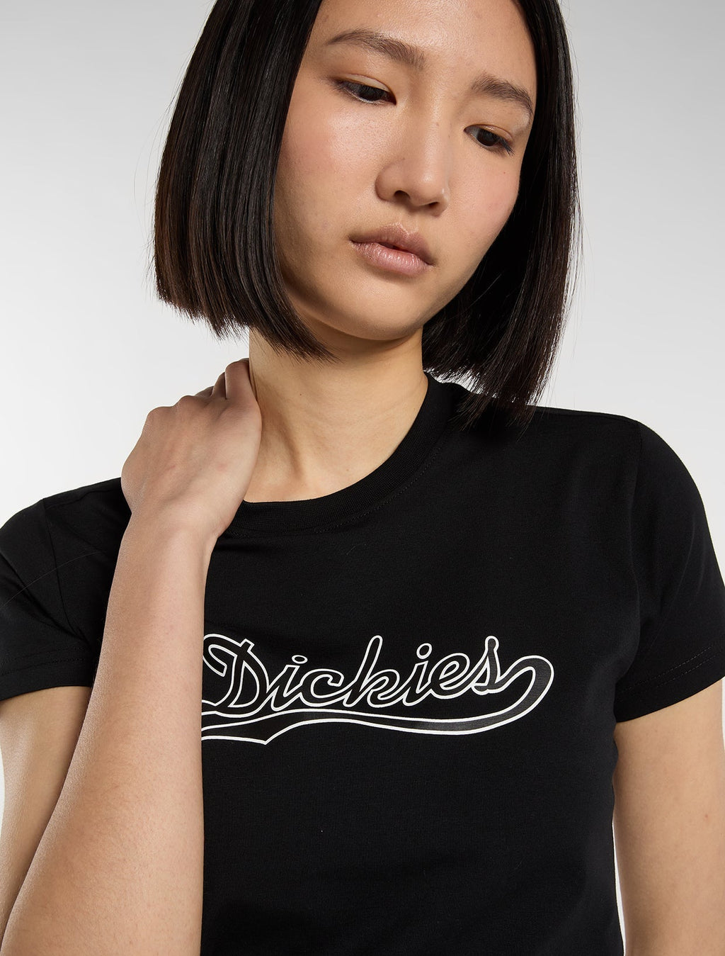 Loose Wave Lightweight T-Shirt - Black