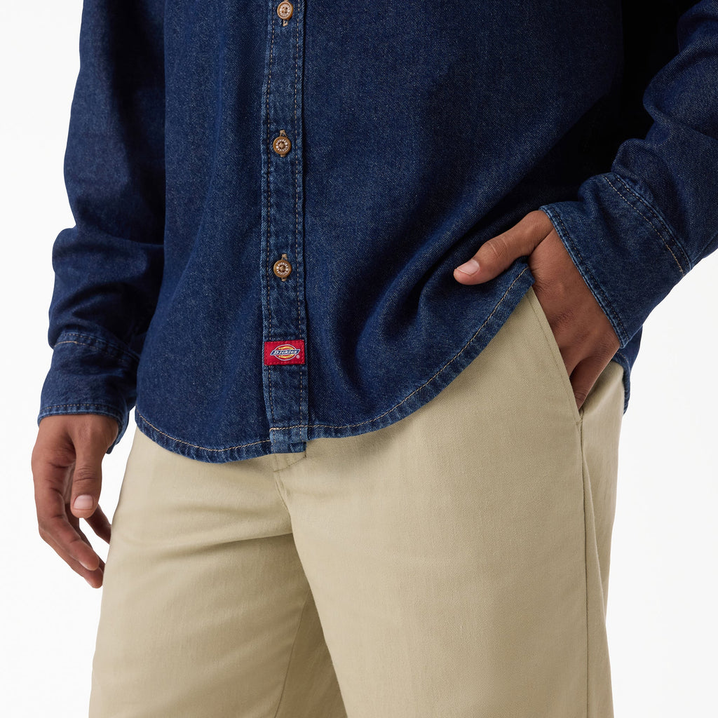 Hemp Twill Work Trousers - Eucalyptus