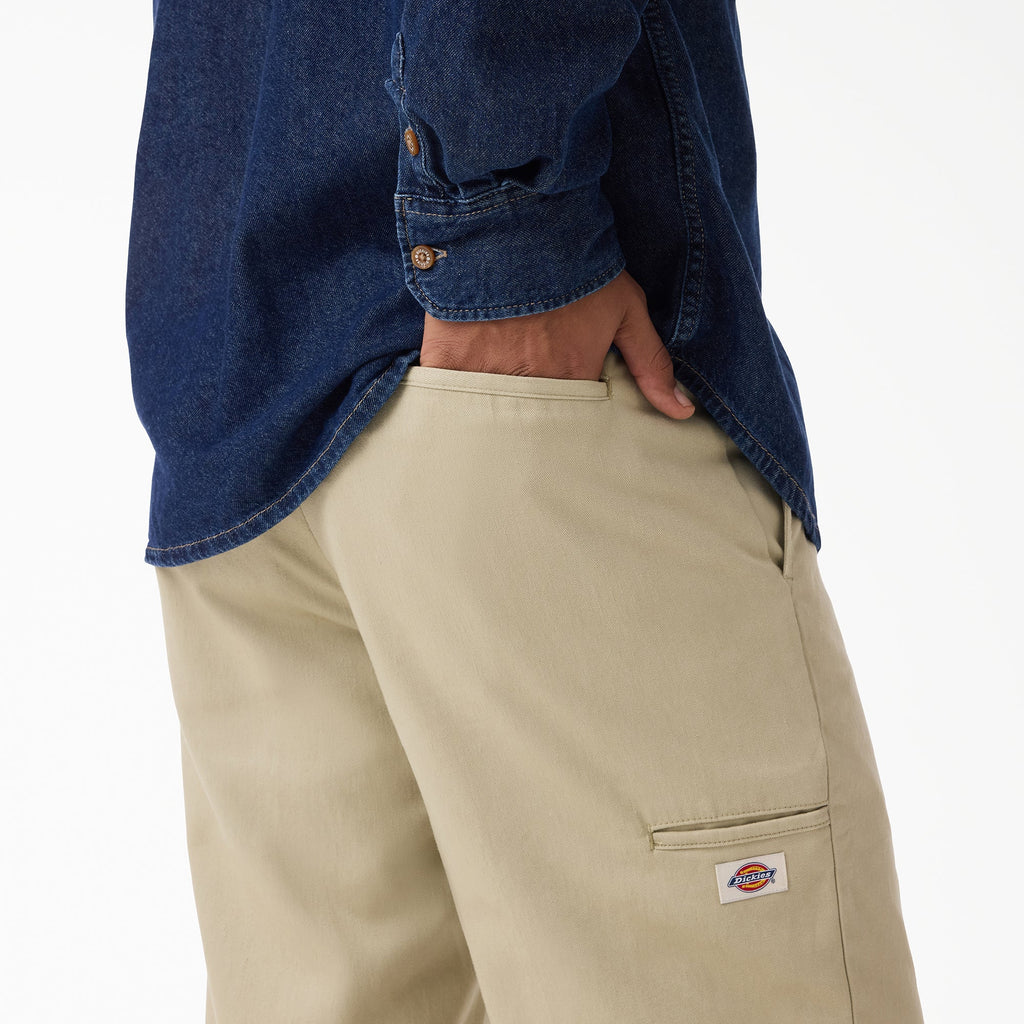 Hemp Twill Work Trousers - Eucalyptus