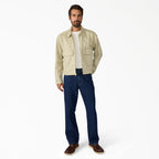 Chaqueta Trucker de sarga de cáñamo - Eucalyptus