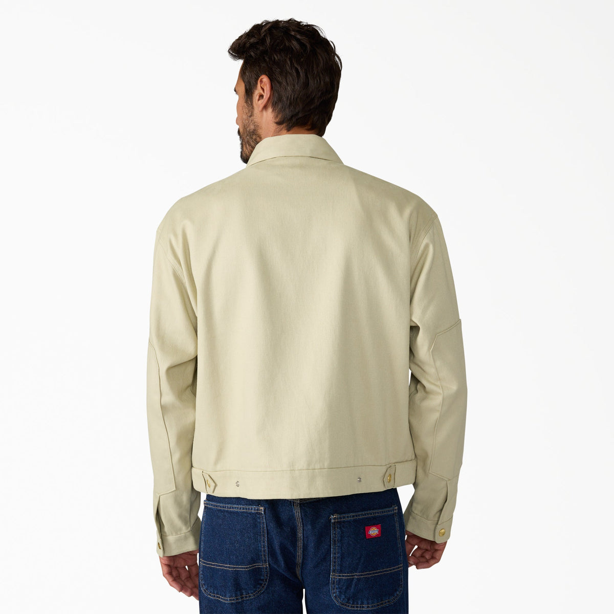 Chaqueta Trucker de sarga de cáñamo - Eucalyptus