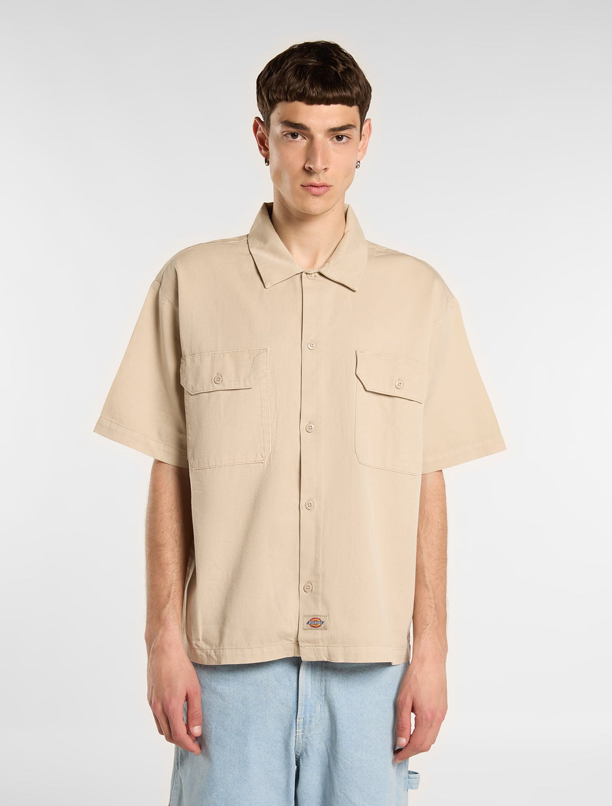 247 Garment Dyed Work Shirt - Stone