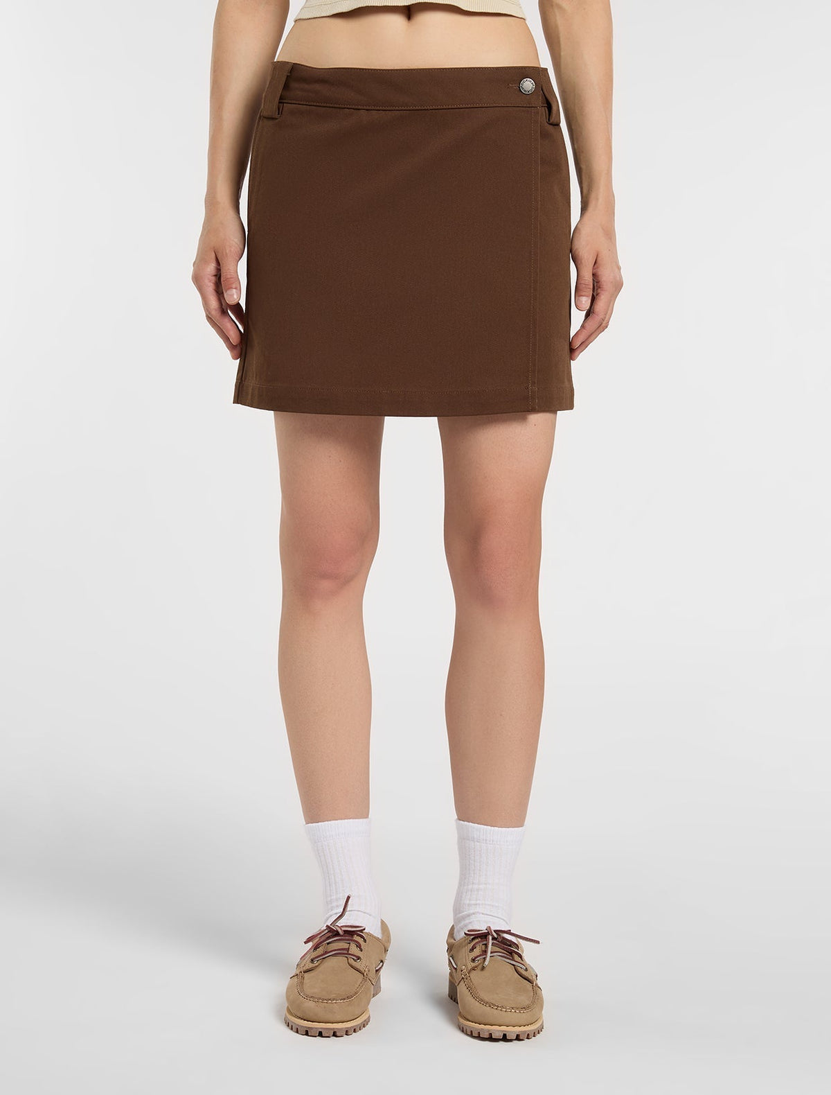 Union Wrap Skirt - Timber Brown