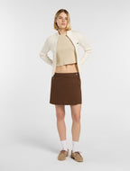 Union Wrap Skirt - Timber Brown