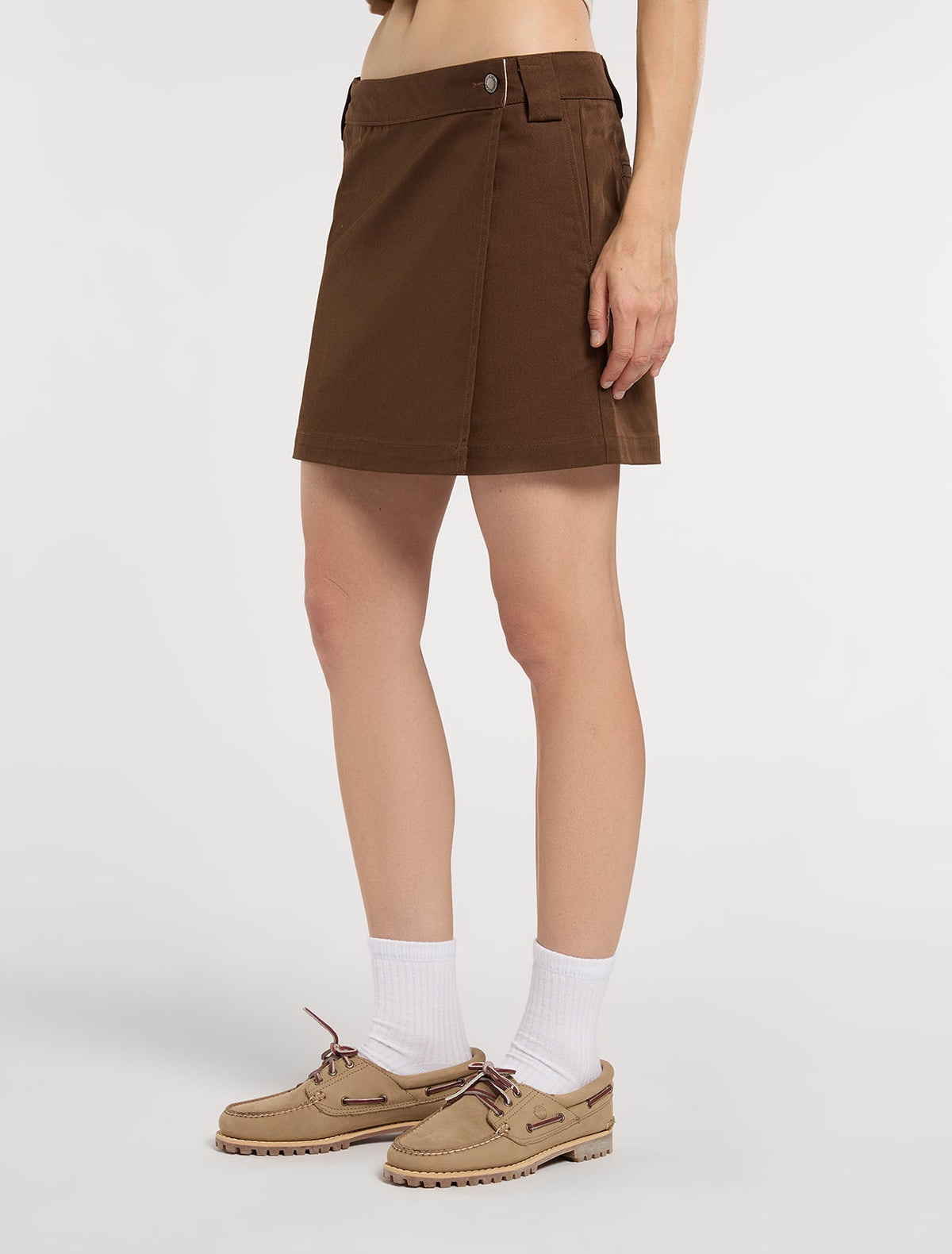 Union Wrap Skirt - Timber Brown