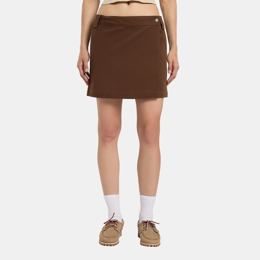 Union Wrap Skirt - Timber Brown