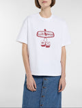 Camiseta de peso medio Polk - White