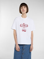 Camiseta de peso medio Polk - White