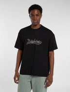 Camiseta de peso medio Loose Wave - Black