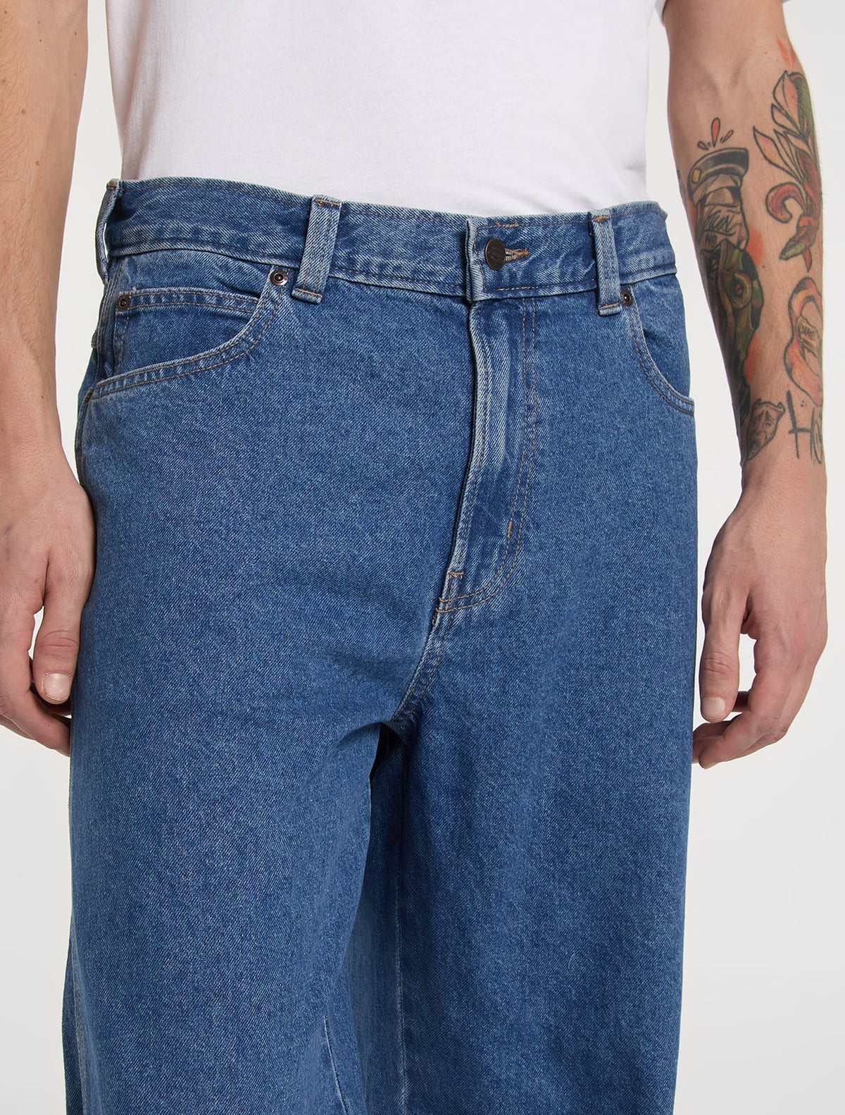 Jeans Da Lavoro Baggy Dritti 958 - Blue