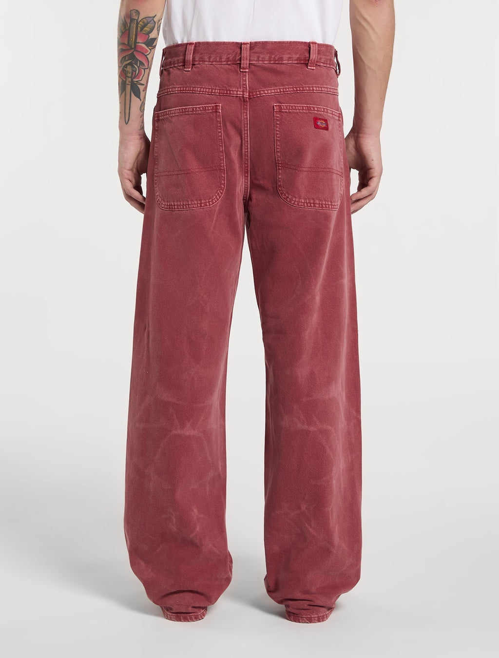 958 Straight Baggy Work Jeans - Garnet