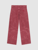 958 Straight Baggy Work Jeans - Garnet