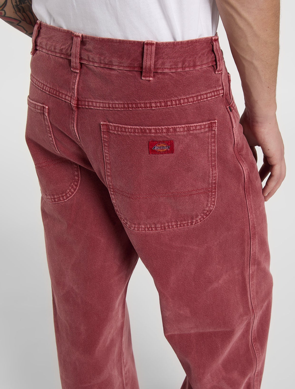 958 Straight Baggy Work Jeans - Garnet
