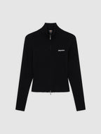 Maglione Con Zip Wellsville - Black