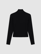Maglione Con Zip Wellsville - Black